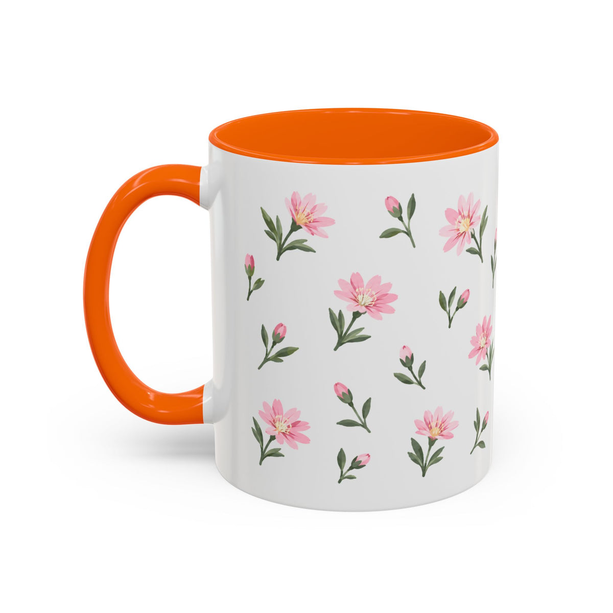 Montana Bitterroot Mug, State Flower Floral Coffee Cup, 11oz Botanical Gift