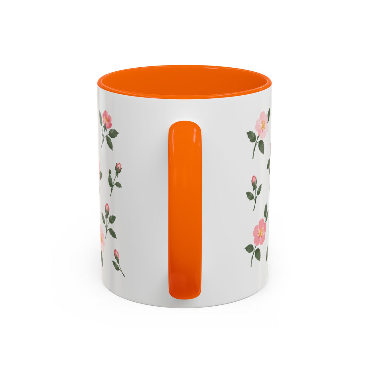 North Dakota Wild Prairie Rose Mug, State Flower Floral Coffee Cup, 11oz Botanical Gift