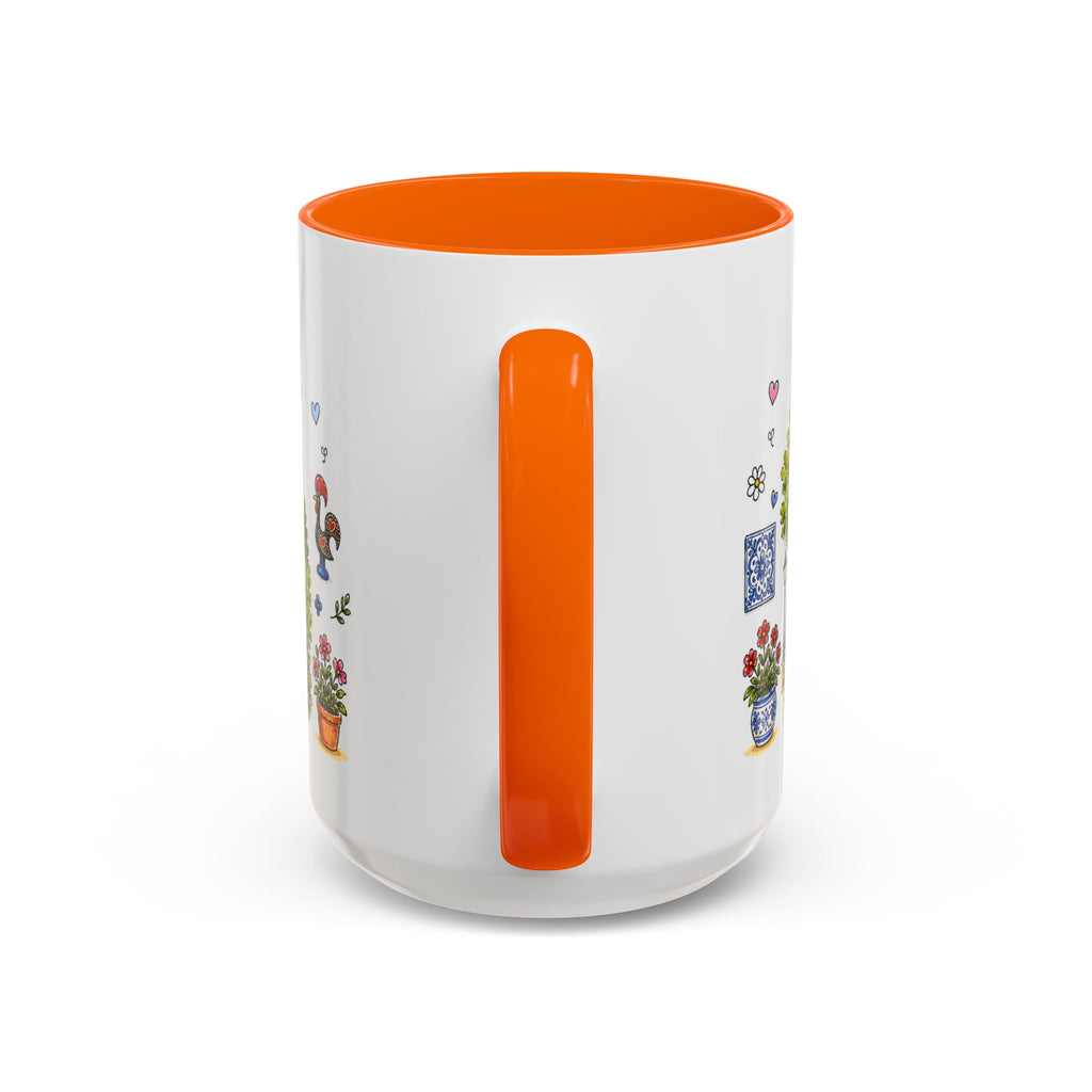 Sintra Illustrated Travel Mug | Portugal Souvenir Accent Coffee Mug | 11oz 15oz Ceramic Cup