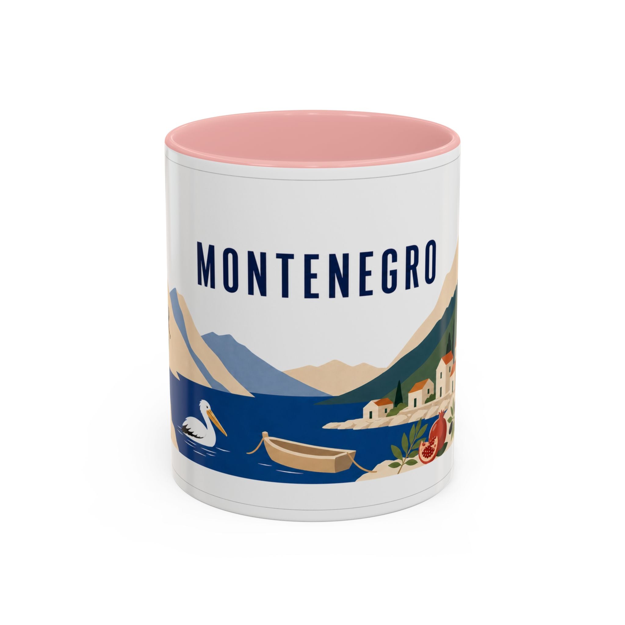 Montenegro Coffee Mug | Travel Souvenir Accent Mug | Country Gift Ceramic Cup 11oz 15oz