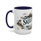Skeleton Coast Mug, Namibia Travel Souvenir, Bucket List Gift, Accent Ceramic Coffee Mug 11oz 15oz