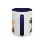 Sahara Dunes Coffee Mug | Travel Destination Souvenir Gift | Accent Color Ceramic 11oz 15oz