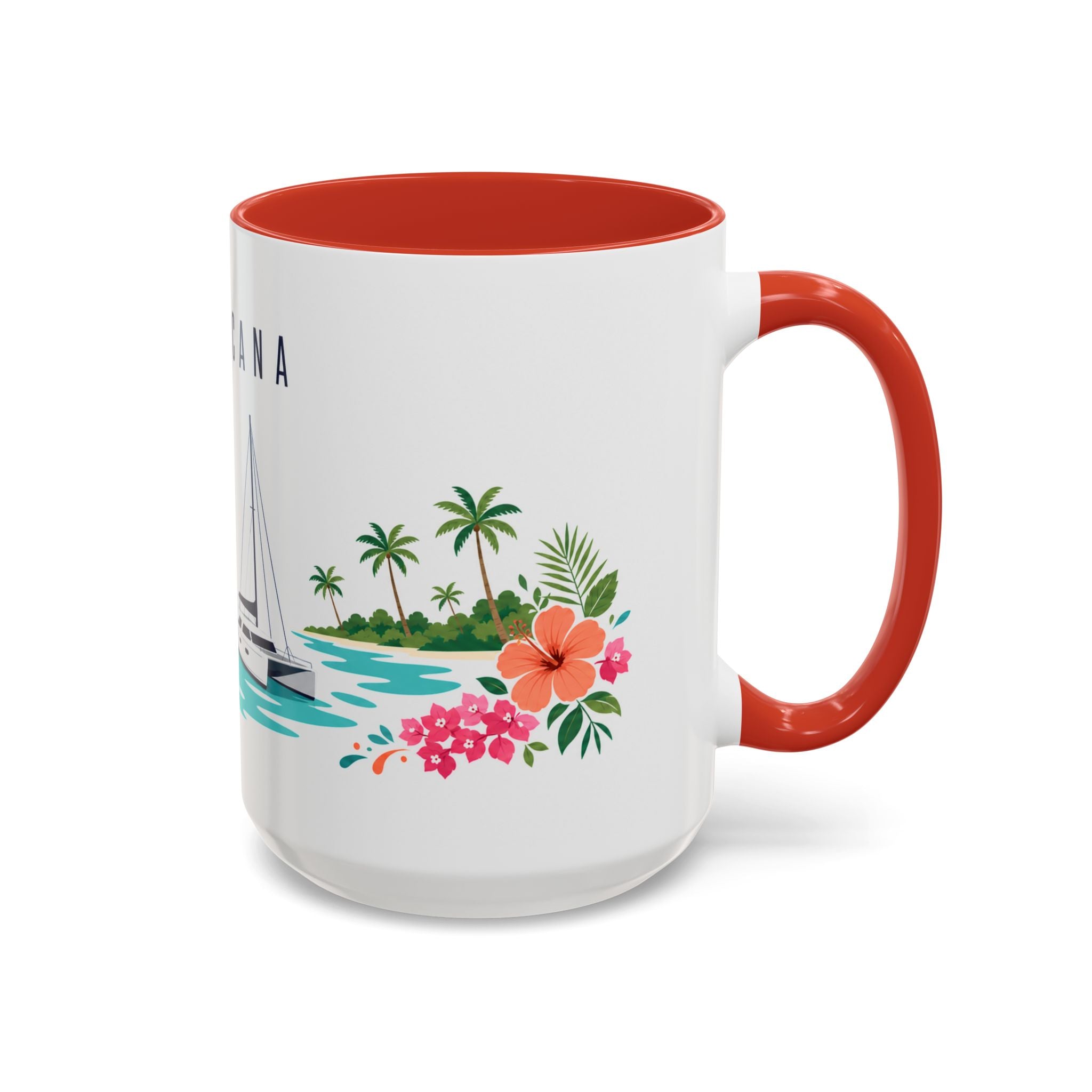 Punta Cana Coffee Mug | Dominican Republic Travel Souvenir | Porcelain Decal City Gift | 11oz 15oz Accent Mug