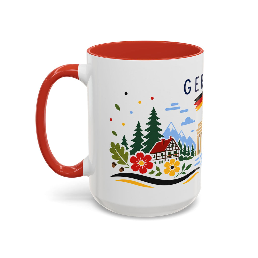Germany Coffee Mug | Travel Souvenir Accent Mug | Country Gift Ceramic Cup 11oz 15oz