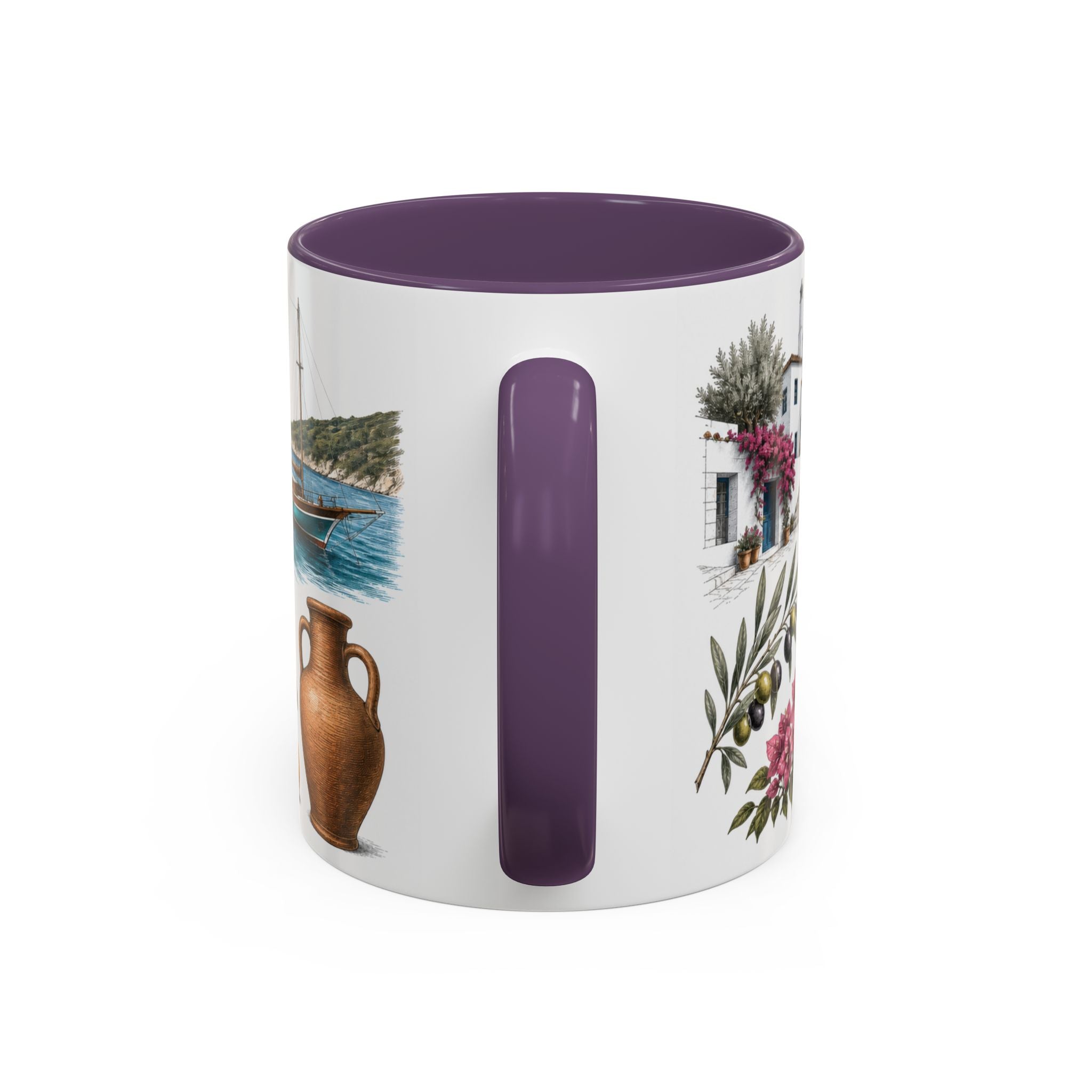 Mugla Coffee Mug | Turkey Travel Souvenir | Vintage Illustrated City Gift | 11 oz 15 oz Accent Mug