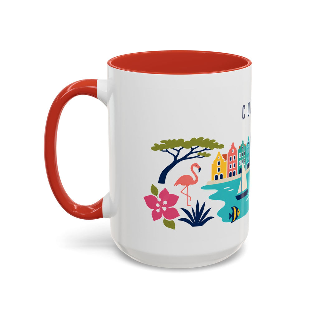 Curaçao Coffee Mug | Travel Souvenir Accent Mug | Country Gift Ceramic Cup 11oz 15oz
