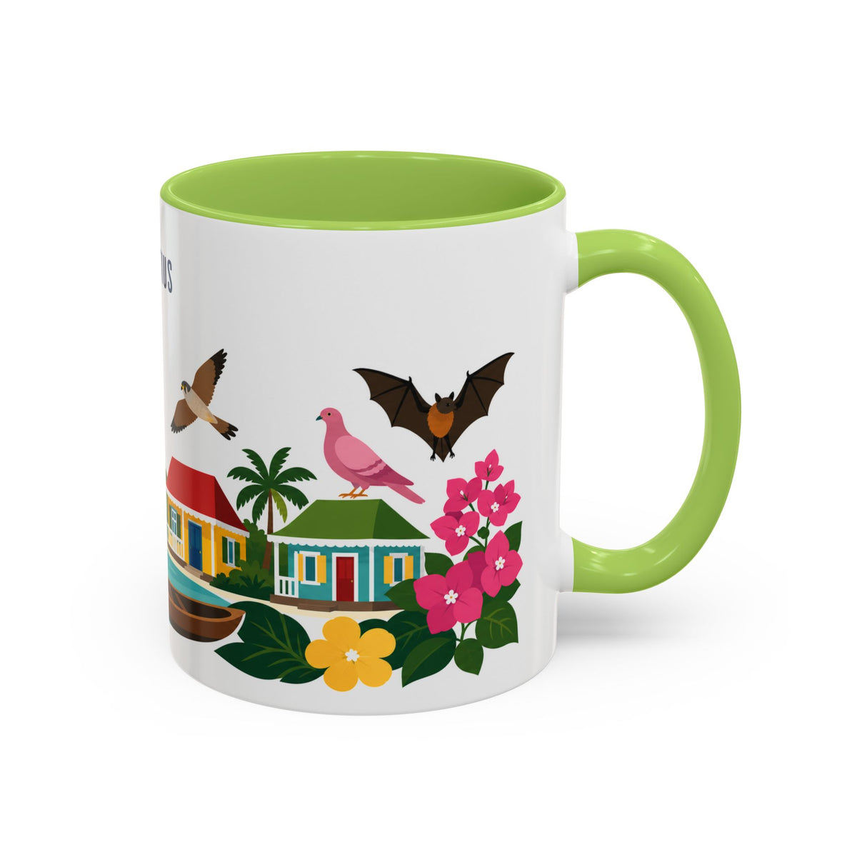 Mauritius Coffee Mug | Travel Souvenir Accent Mug | Country Gift Ceramic Cup 11oz 15oz