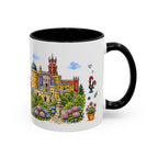 Sintra Illustrated Travel Mug | Portugal Souvenir Accent Coffee Mug | 11oz 15oz Ceramic Cup