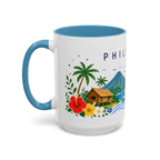 Philippines Coffee Mug | Travel Souvenir Accent Mug | Place Gift Ceramic Cup 11oz 15oz
