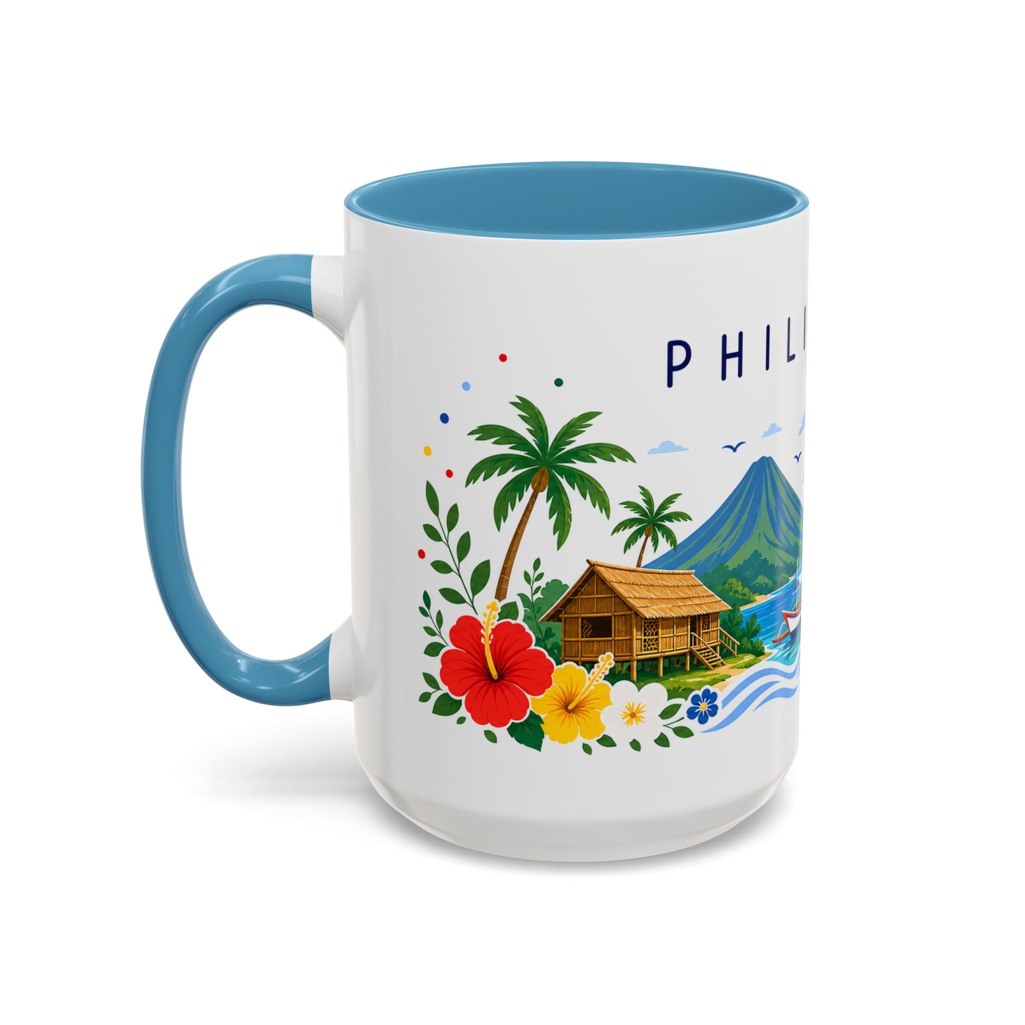 Philippines Coffee Mug | Travel Souvenir Accent Mug | Place Gift Ceramic Cup 11oz 15oz