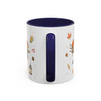 Thanksgiving Mug | Country Harvest Watercolor Gift | Pumpkin Scarecrow Accent Cup 11oz 15oz