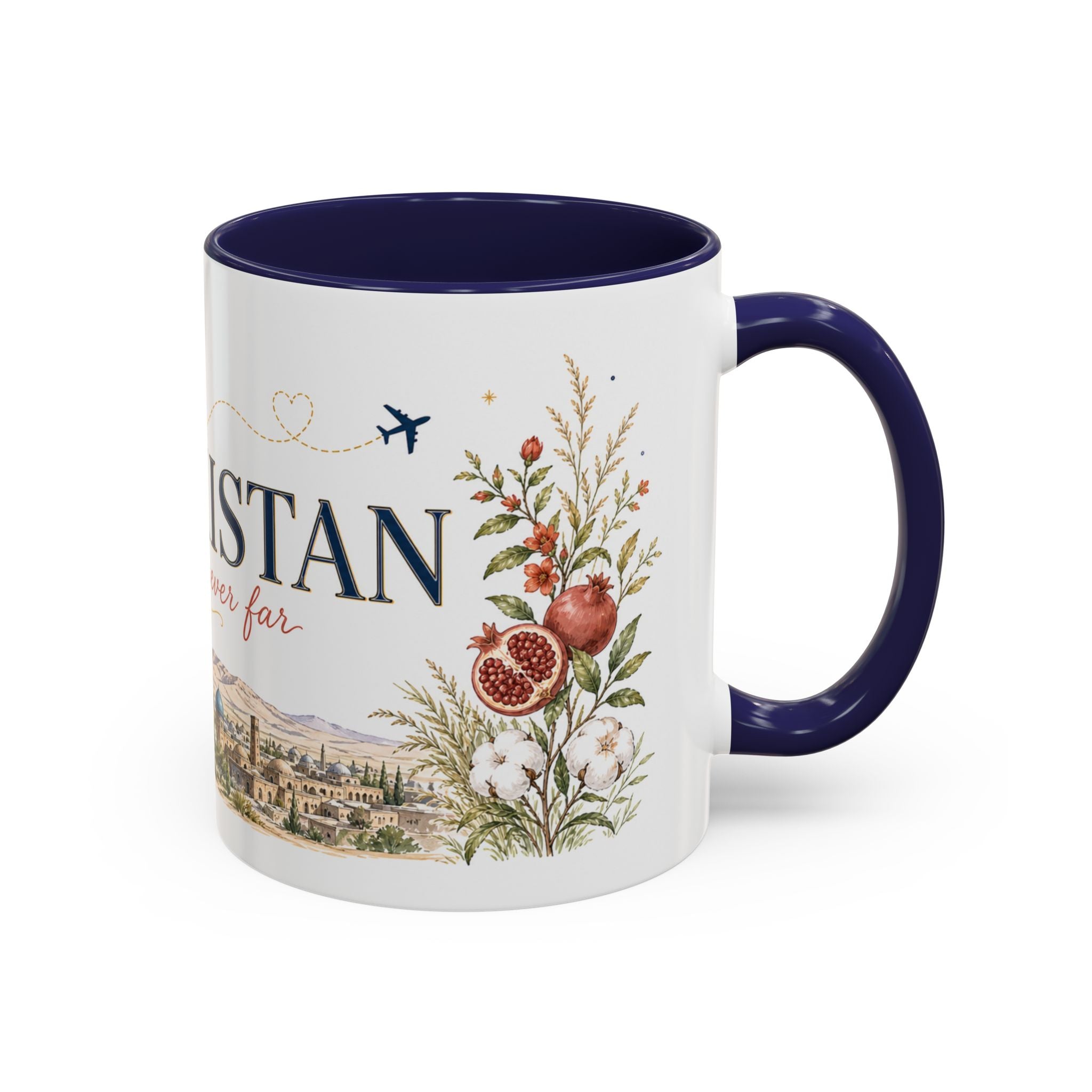 Uzbekistan Home Country Mug | Moving Away Gift | Long Distance Friendship | 11 oz 15 oz Accent Mug