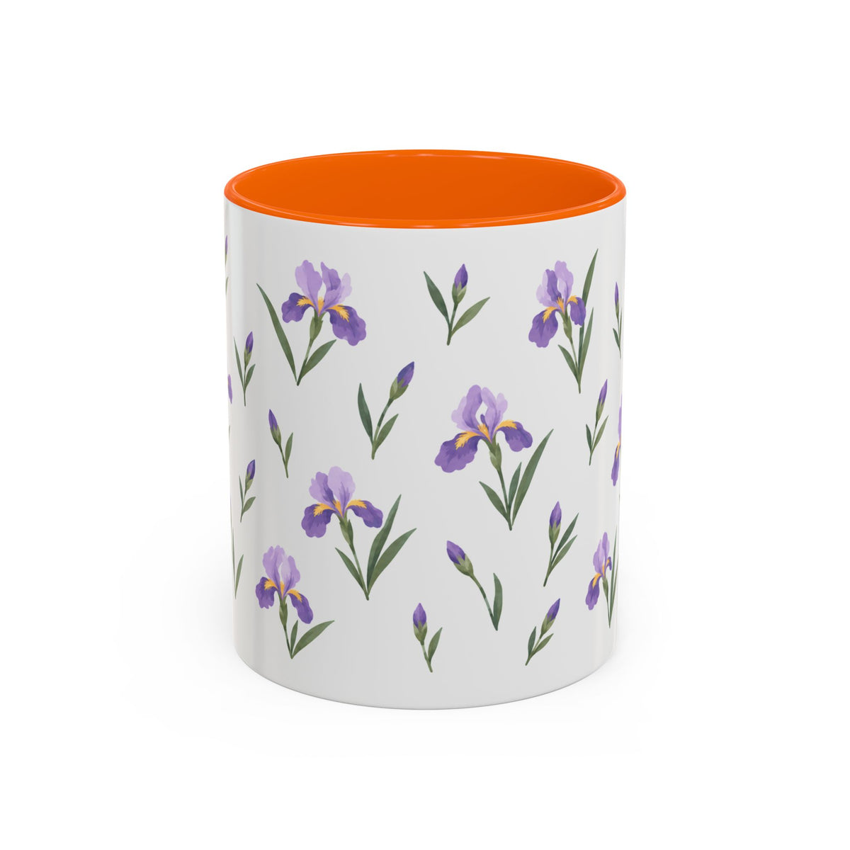Tennessee Iris Mug, State Flower Floral Coffee Cup, 11oz Botanical Gift