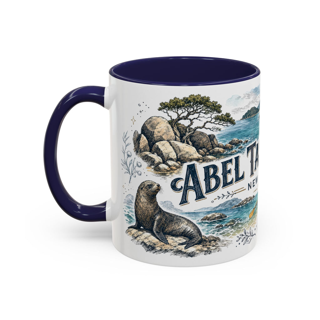 Abel Tasman Coast Mug, New Zealand Travel Souvenir, Bucket List Gift, Accent Ceramic Coffee Mug 11oz 15oz
