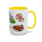 Tulsa Illustrated Travel Mug | City Souvenir Accent Coffee Mug | 11oz 15oz Ceramic Cup