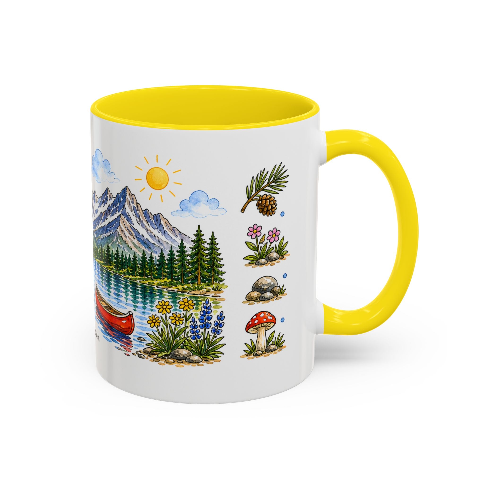 Grand Teton National Park Mug | US Travel Souvenir Accent Coffee Mug | 11oz 15oz Ceramic Cup