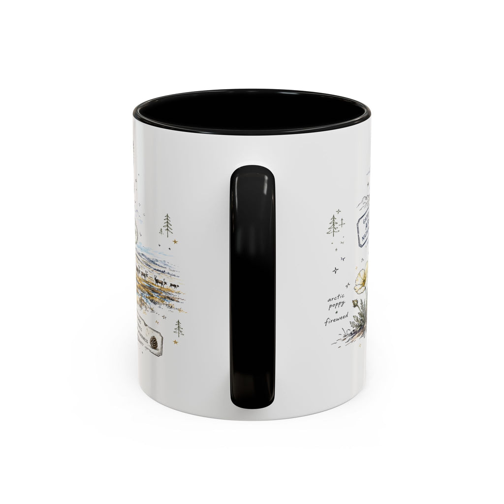 Gates of the Arctic National Park Coffee Mug | Alaska Arctic Wilderness Gift | Accent Color Ceramic 11oz 15oz