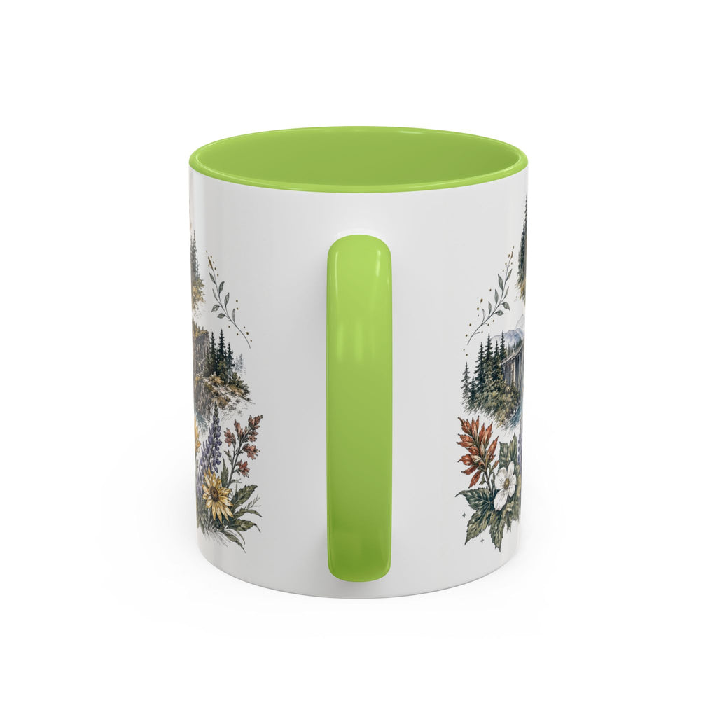 Columbia River Gorge Mug, Pacific Northwest Travel Souvenir, Bucket List Gift, Accent Ceramic Coffee Mug 11oz 15oz