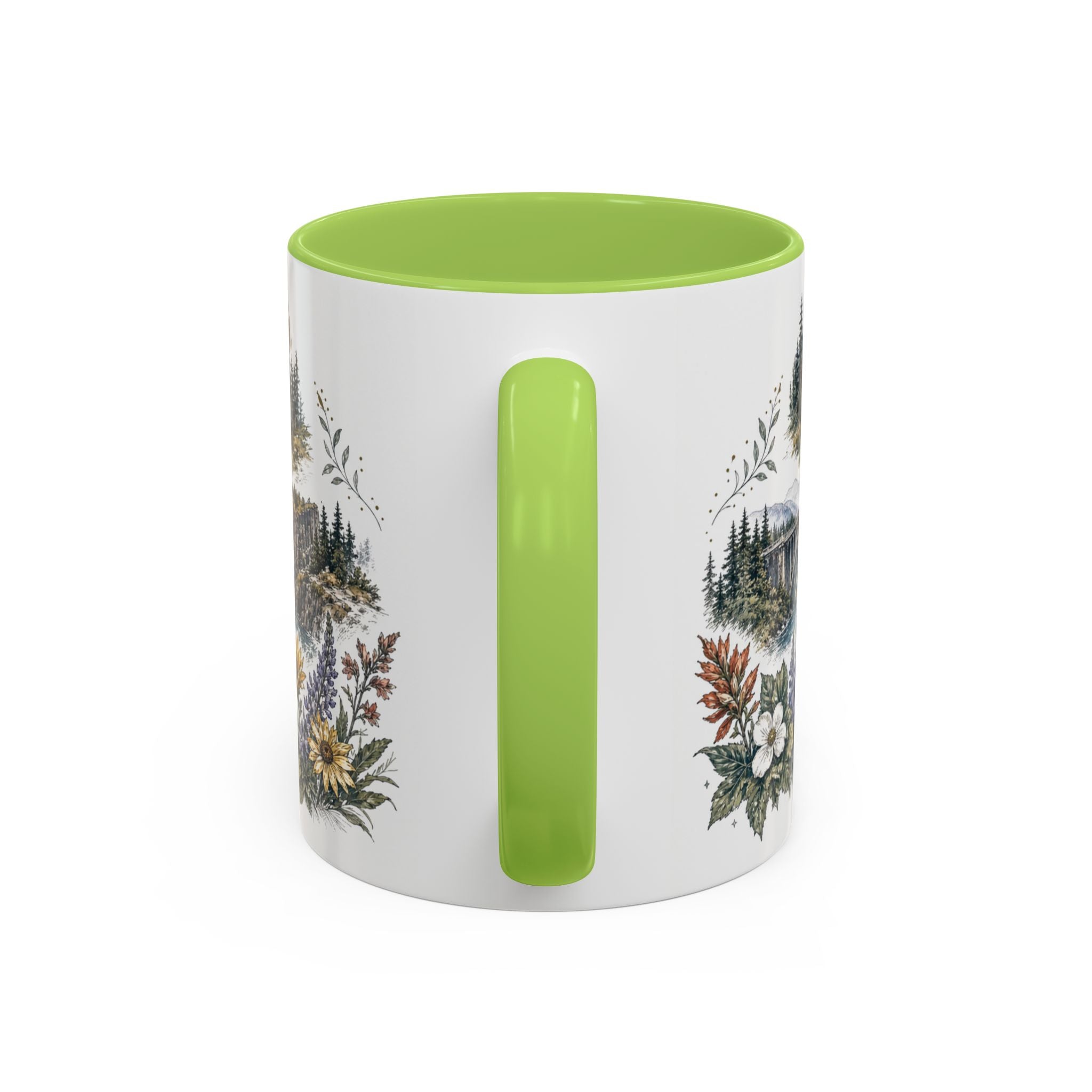 Columbia River Gorge Mug, Pacific Northwest Travel Souvenir, Bucket List Gift, Accent Ceramic Coffee Mug 11oz 15oz