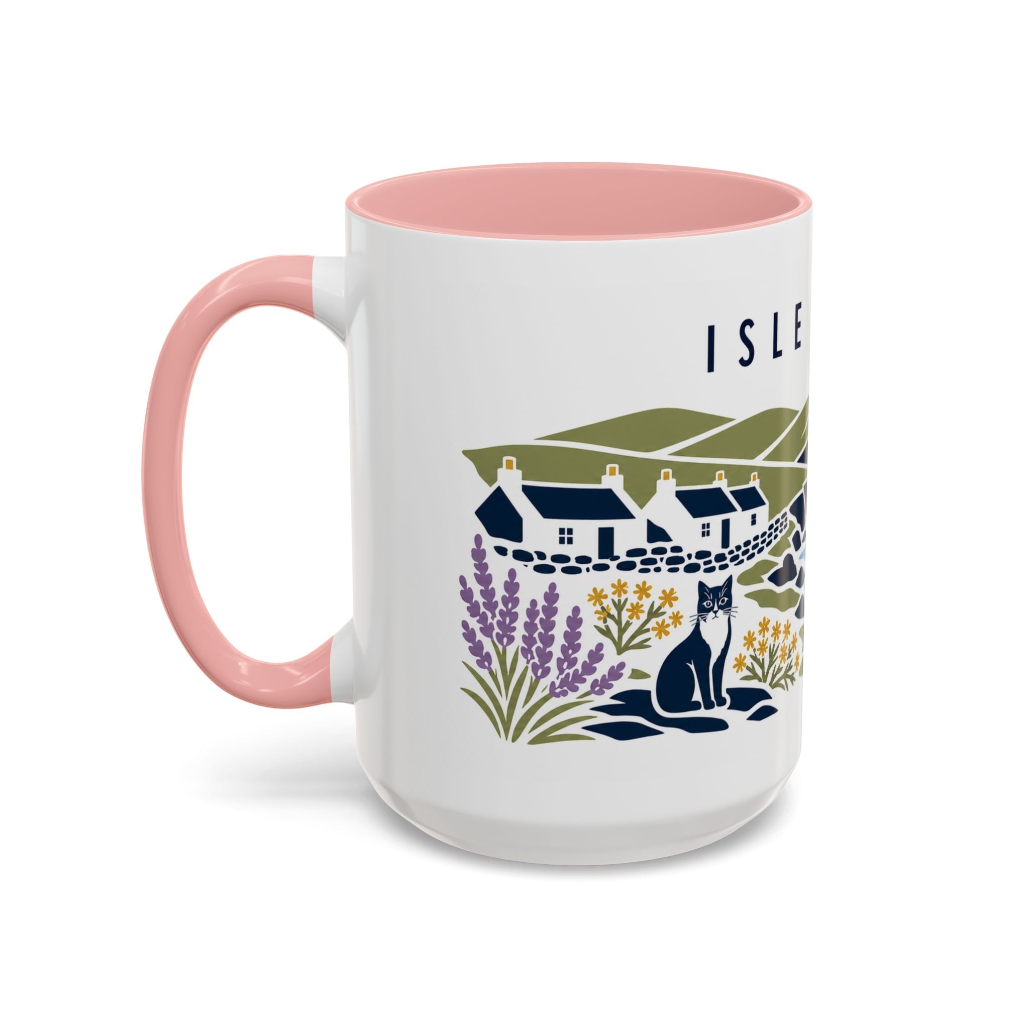 Isle of Man Coffee Mug | Travel Souvenir Accent Mug | Country Gift Ceramic Cup 11oz 15oz
