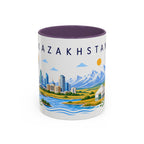 Kazakhstan Coffee Mug | Travel Souvenir Accent Mug | Place Gift Ceramic Cup 11oz 15oz