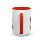 Sahara Dunes Coffee Mug | Travel Destination Souvenir Gift | Accent Color Ceramic 11oz 15oz