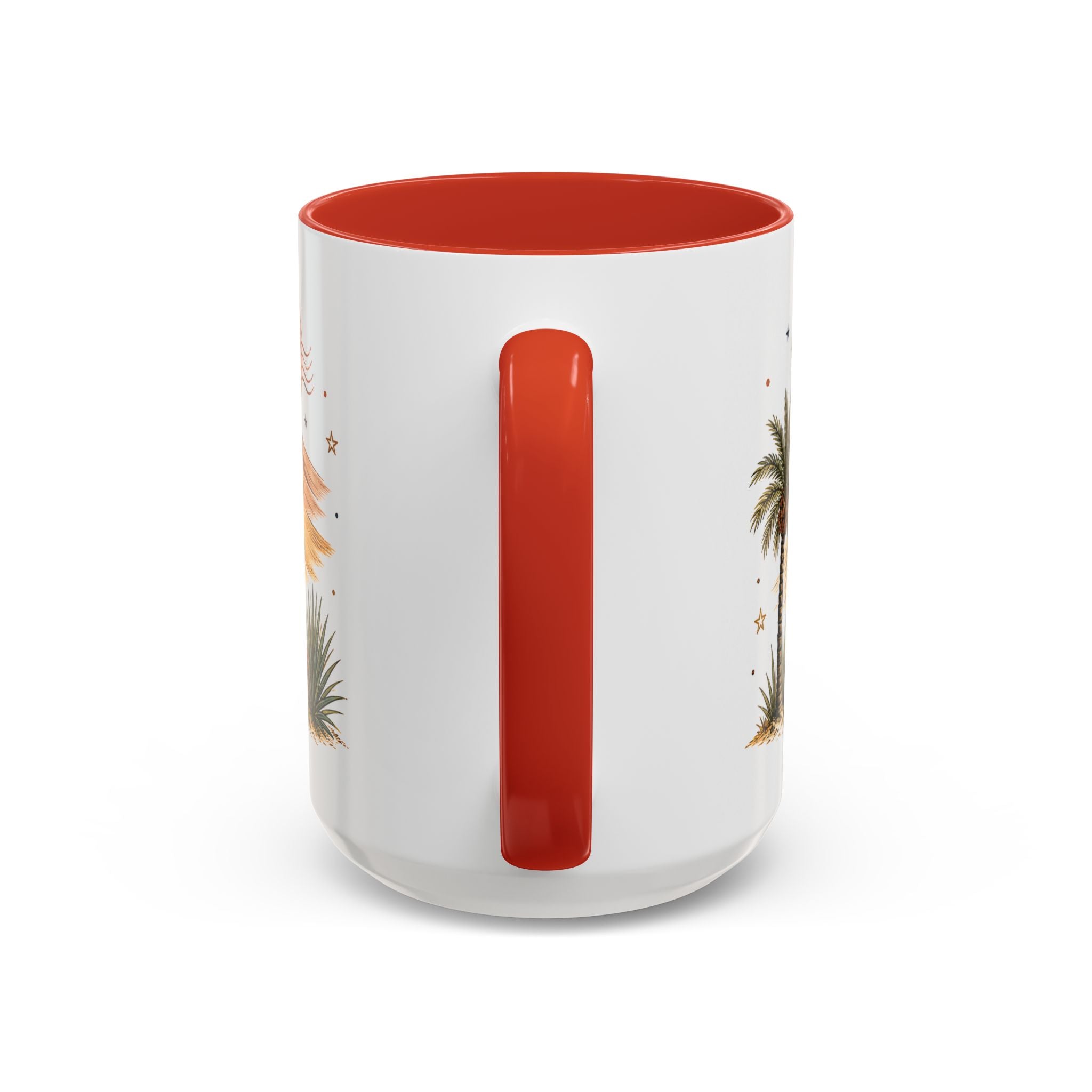 Sahara Dunes Coffee Mug | Travel Destination Souvenir Gift | Accent Color Ceramic 11oz 15oz