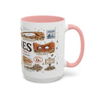 Arches Coffee Mug | National Park Hiking Utah Gift | Accent Color Ceramic 11oz 15oz