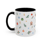 Dhaka Christmas Mug | Watercolor Travel Souvenir | Holiday Gift | Accent Ceramic Coffee Cup 11oz 15oz