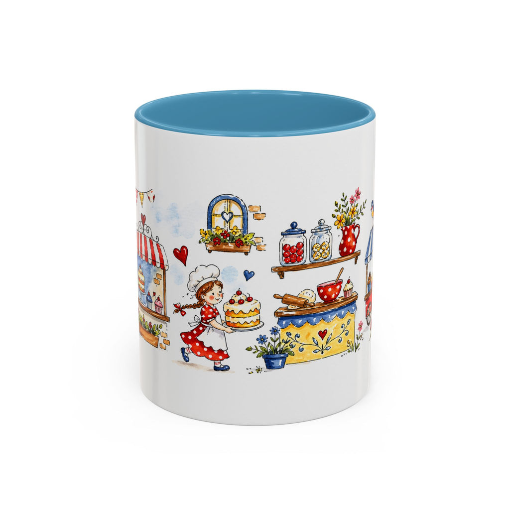 Cozy Bakery Village Mug | Storybook Pastry Accent Coffee Mug | EveryLegend
