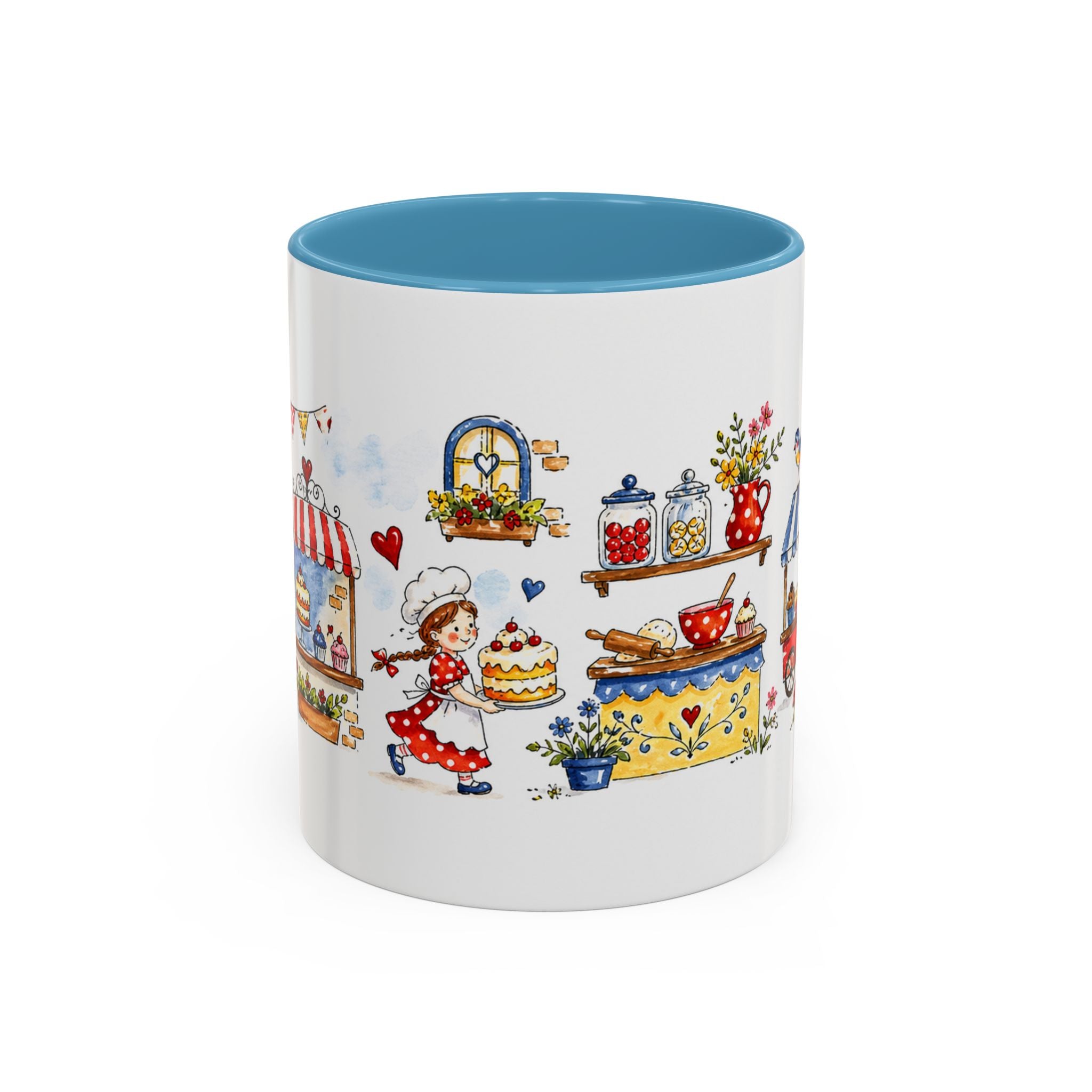 Cozy Bakery Village Mug | Storybook Pastry Accent Coffee Mug | EveryLegend