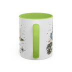 Houston Coffee Mug | Texas Souvenir City Gift | Accent Color Ceramic 11oz 15oz