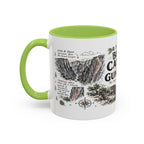 Black Canyon of the Gunnison National Park Coffee Mug | Colorado Deep Canyon Hiking Gift | Accent Color Ceramic 11oz 15oz