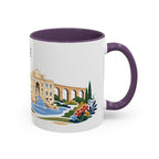 Rome Coffee Mug | Italy Travel Souvenir | Porcelain Decal City Gift | 11oz 15oz Accent Mug