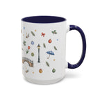 Amsterdam Christmas Watercolor Mug | Festive City Souvenir Coffee Cup