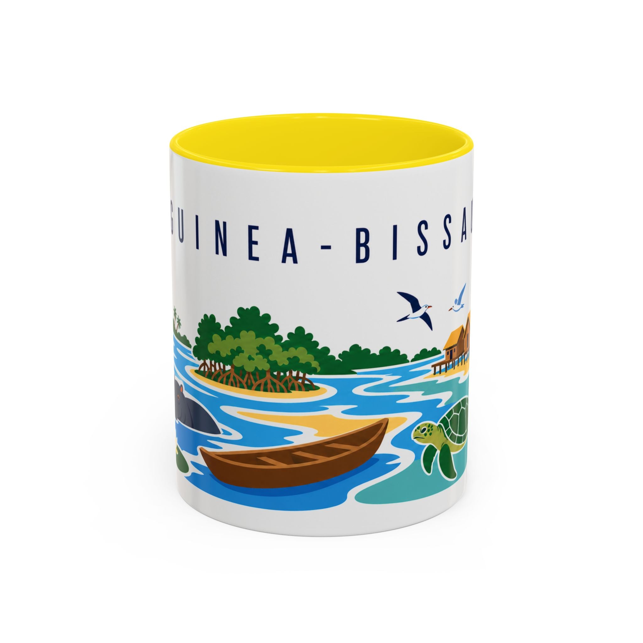 Guinea-Bissau Coffee Mug | Travel Souvenir Accent Mug | Country Gift Ceramic Cup 11oz 15oz
