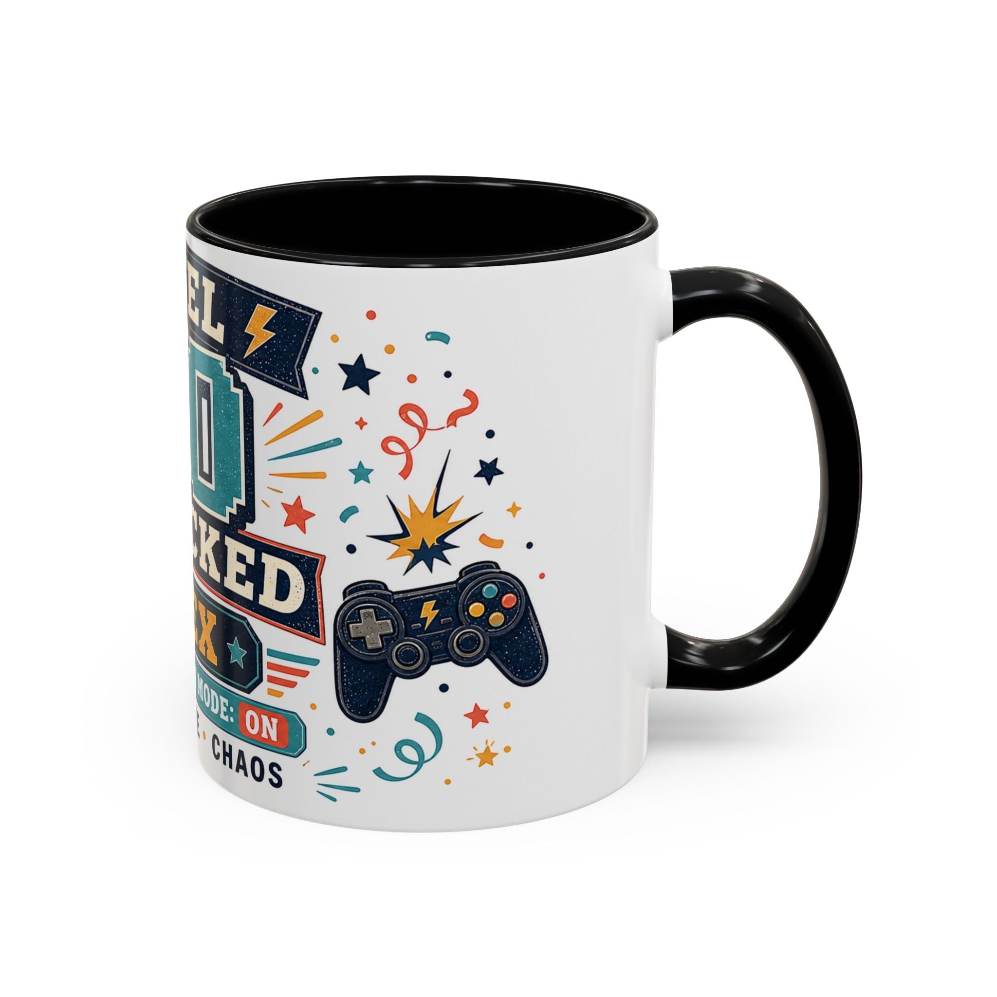 Custom Gamer Birthday Mug | Level Unlocked Name Age Coffee Cup