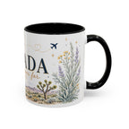 Nevada Home State Mug | Moving Away, Long Distance Friendship Gift | 11oz 15oz Accent Mug