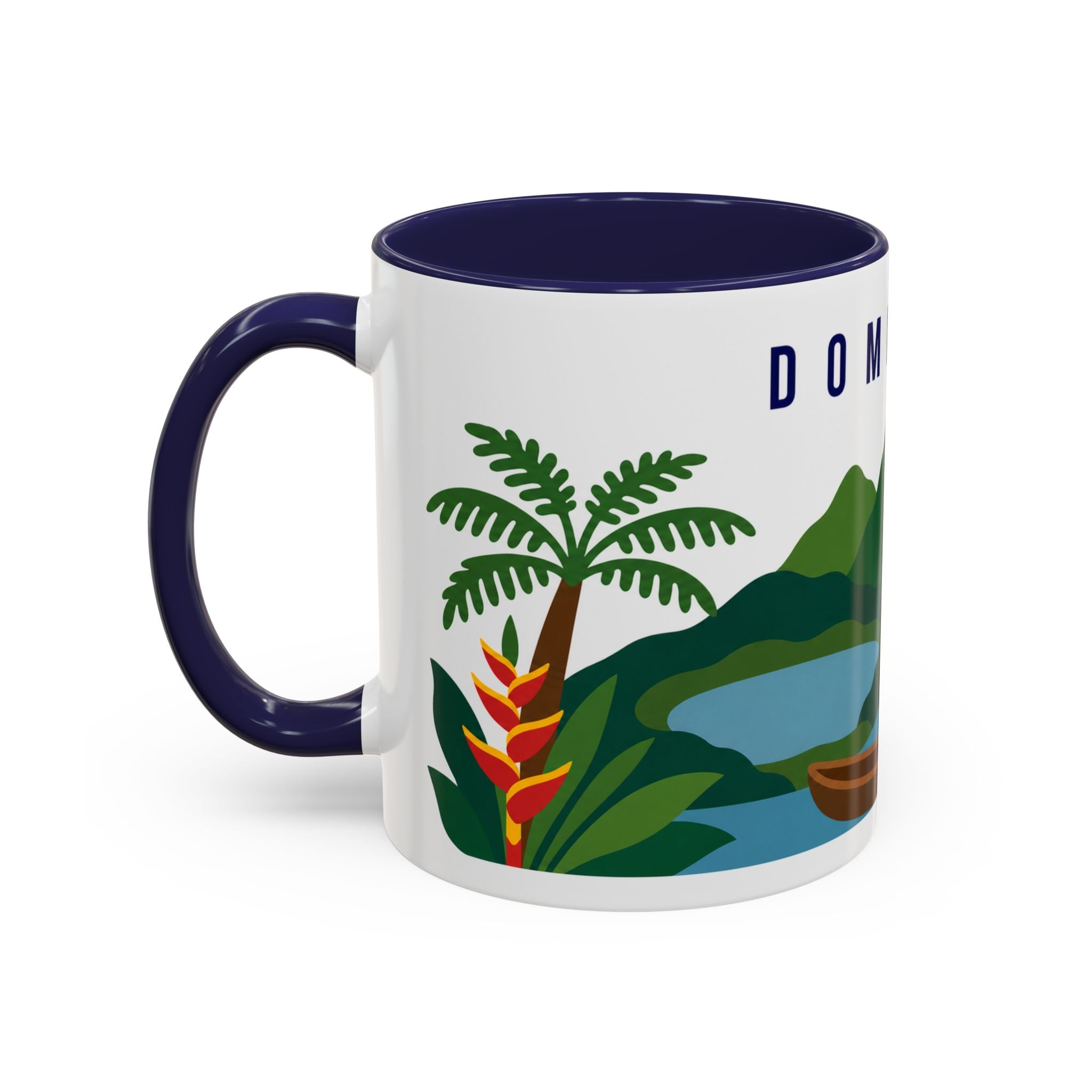 Dominica Coffee Mug | Travel Souvenir Accent Mug | Country Gift Ceramic Cup 11oz 15oz