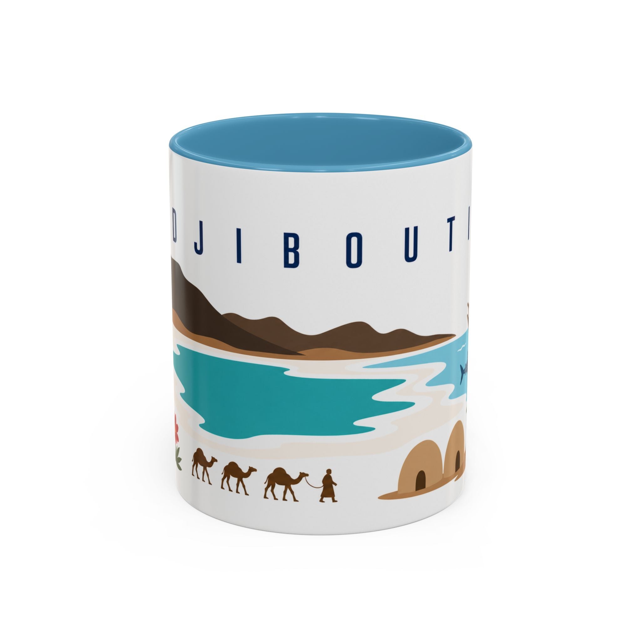 Djibouti Coffee Mug | Travel Souvenir Accent Mug | Country Gift Ceramic Cup 11oz 15oz
