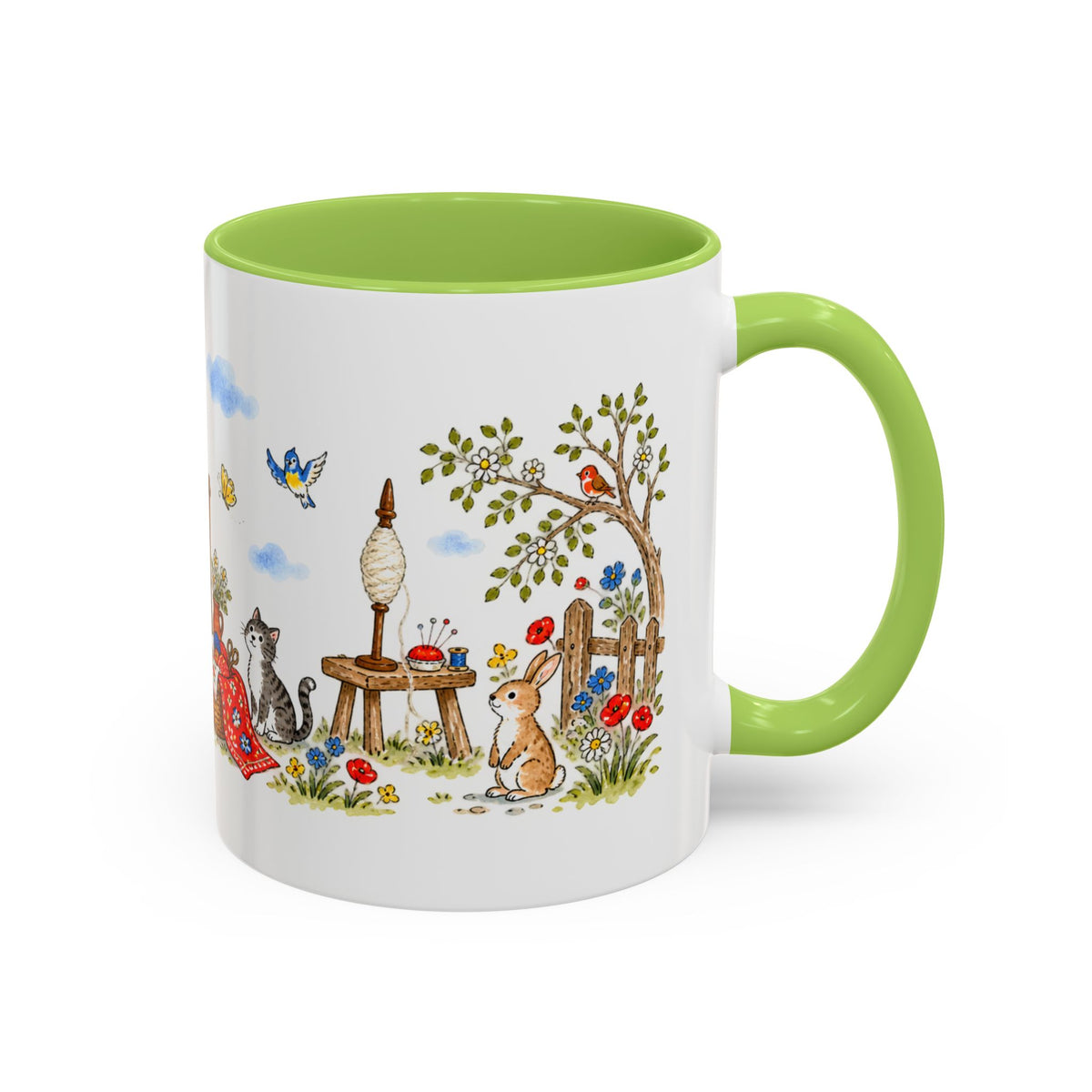 Spindle Shuttle and Needle Mug | Storybook Fairy Tale Accent Coffee Mug | EveryLegend