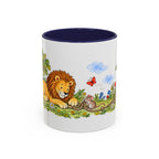 The Lion and the Mouse Mug | Storybook Fairy Tale Accent Coffee Mug | EveryLegend