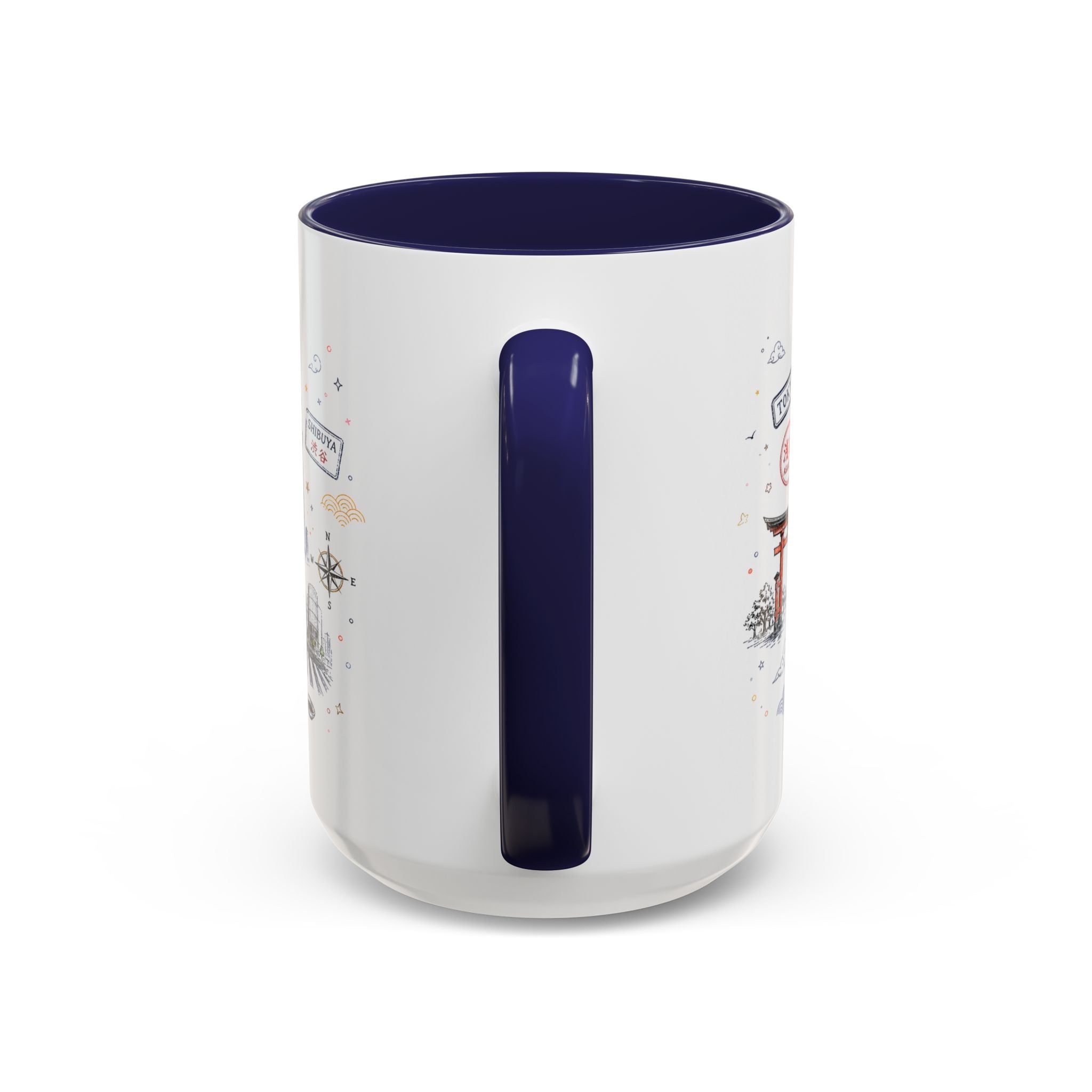 Tokyo Coffee Mug | Japan Souvenir Travel Gift | Accent Color Ceramic 11oz 15oz