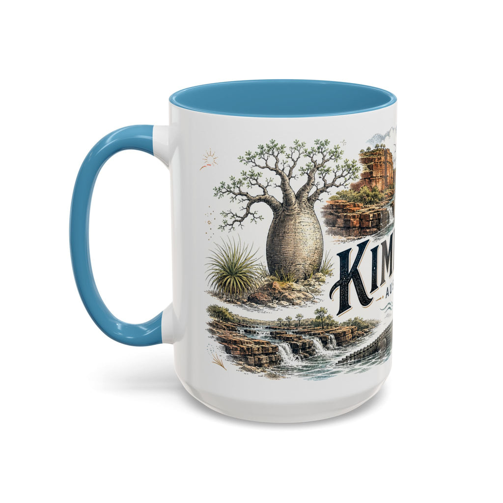 Kimberley Mug, Australia Travel Souvenir, Bucket List Gift, Accent Ceramic Coffee Mug 11oz 15oz