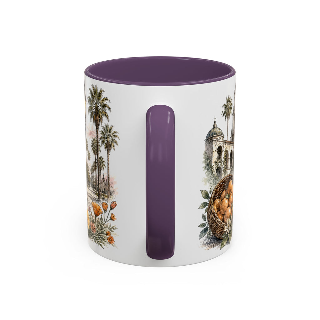 Riverside Coffee Mug | United States Travel Souvenir | Vintage Illustrated City Gift | 11 oz 15 oz Accent Mug