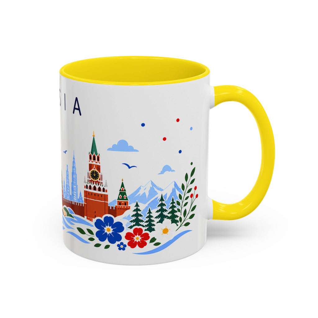 Russia Coffee Mug | Travel Souvenir Accent Mug | Place Gift Ceramic Cup 11oz 15oz
