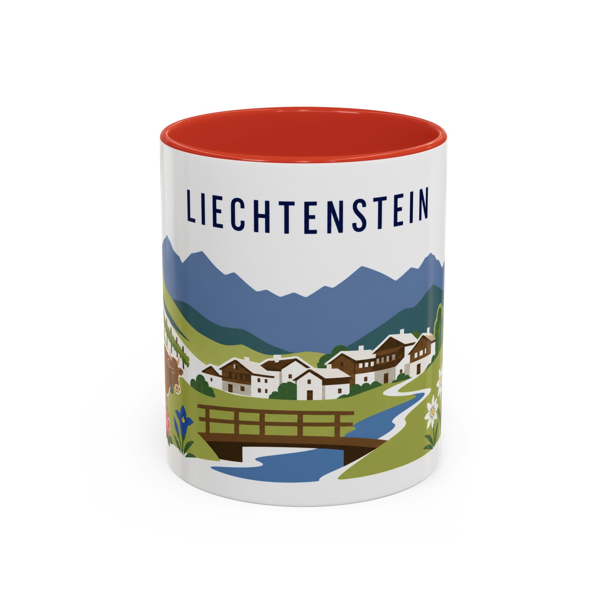 Liechtenstein Coffee Mug | Travel Souvenir Accent Mug | Country Gift Ceramic Cup 11oz 15oz