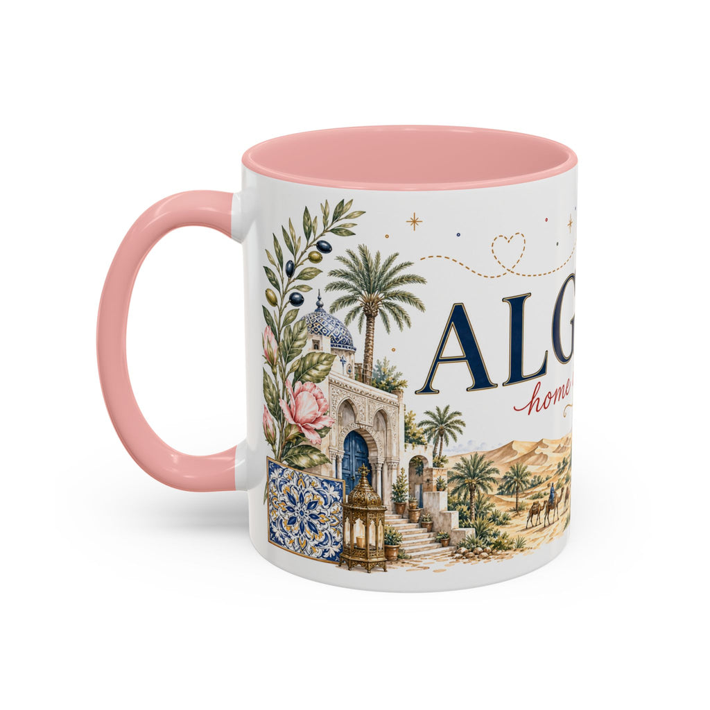Algeria Home Country Mug | Moving Away Gift | Long Distance Friendship | 11 oz 15 oz Accent Mug