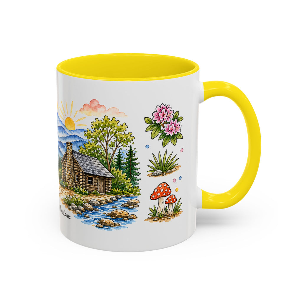 Great Smoky Mountains National Park Mug | US Travel Souvenir Accent Coffee Mug | 11oz 15oz Ceramic Cup