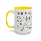 Portland Christmas Watercolor Mug | City Souvenir Coffee Cup (11oz 15oz)